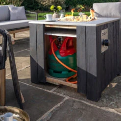 Cosicube 70 Black With Glass -Weber 18 501 BK Lifestyle 2 24004.1643705800