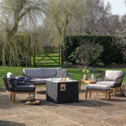 Cosicube 70 Black With Glass -Weber 18 501 BK With Glass Lifestyle 75968.1643705803