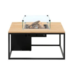Cosiloft 100 Black And Teak With Glass