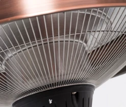 Copper Tabletop Halogen Electric Heater -Weber 69535 detail 534x452 67816.1649850293