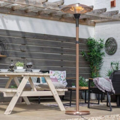 Adjustable Standing Heater, Copper -Weber 69568 Lifestyle 1 88282.1638616526