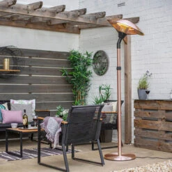 Adjustable Standing Heater, Copper -Weber 69568 Lifestyle 2 06623.1638616526