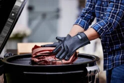 Weber® Silicone Grilling Gloves -Weber Weber Silicone Grilling Gloves in use with Kamado 11735.1651566701