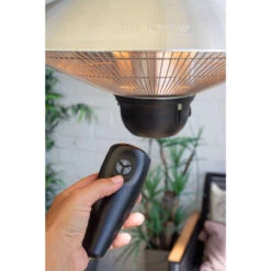 Hanging Silver Halogen Heater -Weber hanging silver halogen heater 4 55119.1649850208
