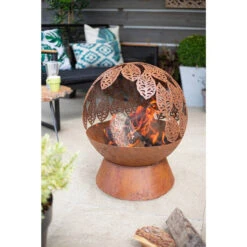 Leaves Globe Firepit -Weber leaves globe firepit 4 62054.1628063965