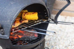 Sierra Cast Iron Chimenea W/Grill XL Bronze 125cm -Weber sierra cast iron chimenea5 52363.1649850104