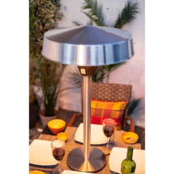 Table Top Silver Halogen Heater -Weber table top silver halogen heater 2 27582.1649850255