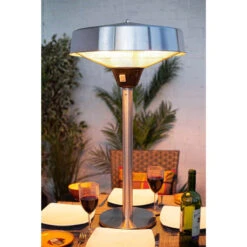 Table Top Silver Halogen Heater -Weber table top silver halogen heater 2 96371.1649850255